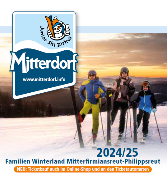 Flyer Skizentrum Mitterdorf 2024/2025